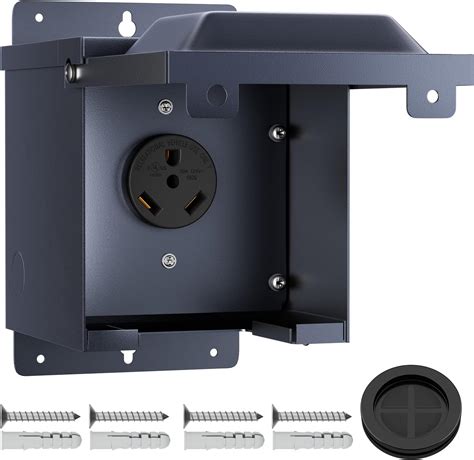 f flip up rv electrical box|joinfworld rv outlet box.